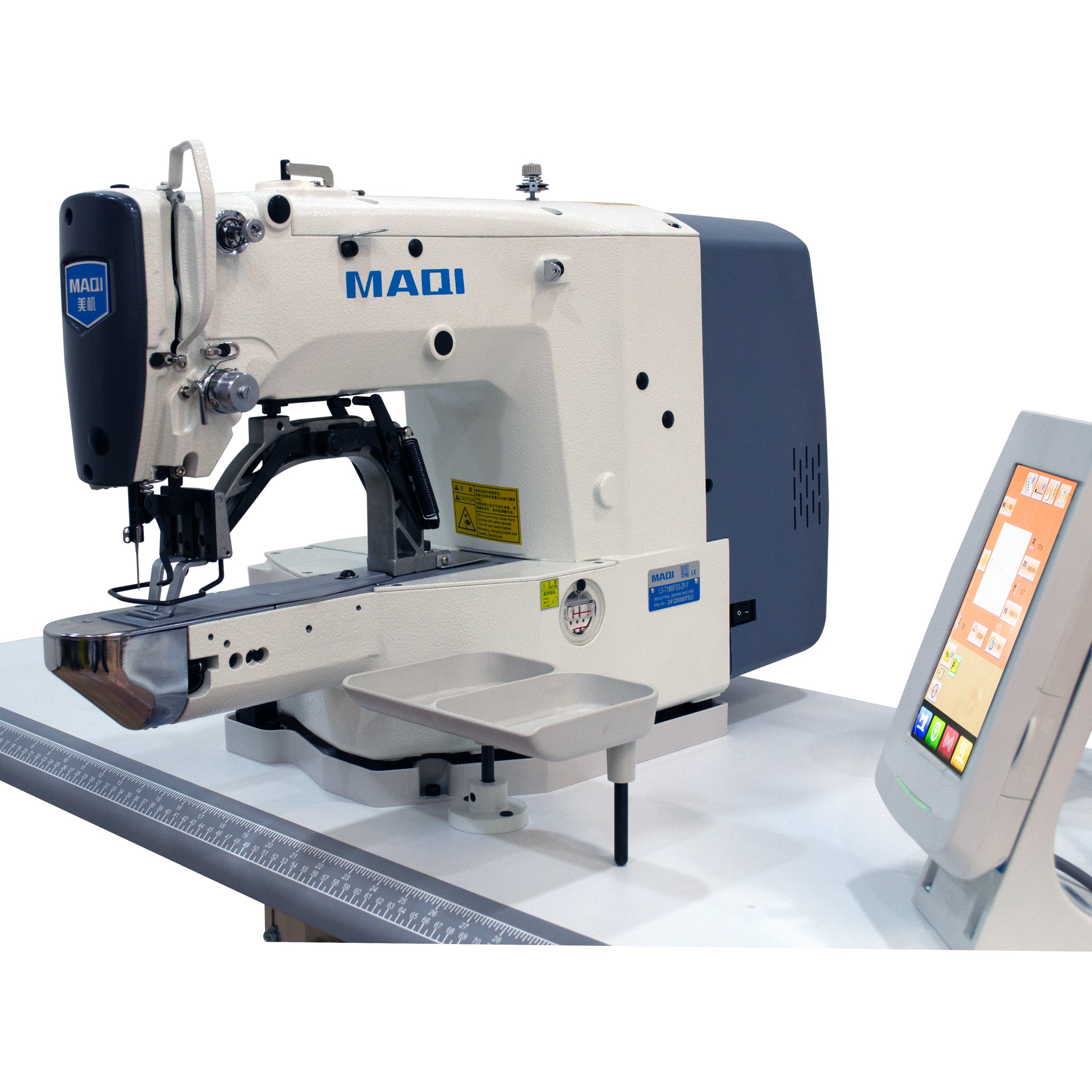 Presilladora y botonera programable MAQI LS-T1900FSS-ZH-Y (4x3 cm)