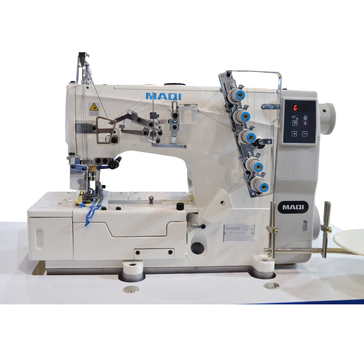 Máquina interlock 3 agujas MAQI W1S-FQX364-1 cama plana