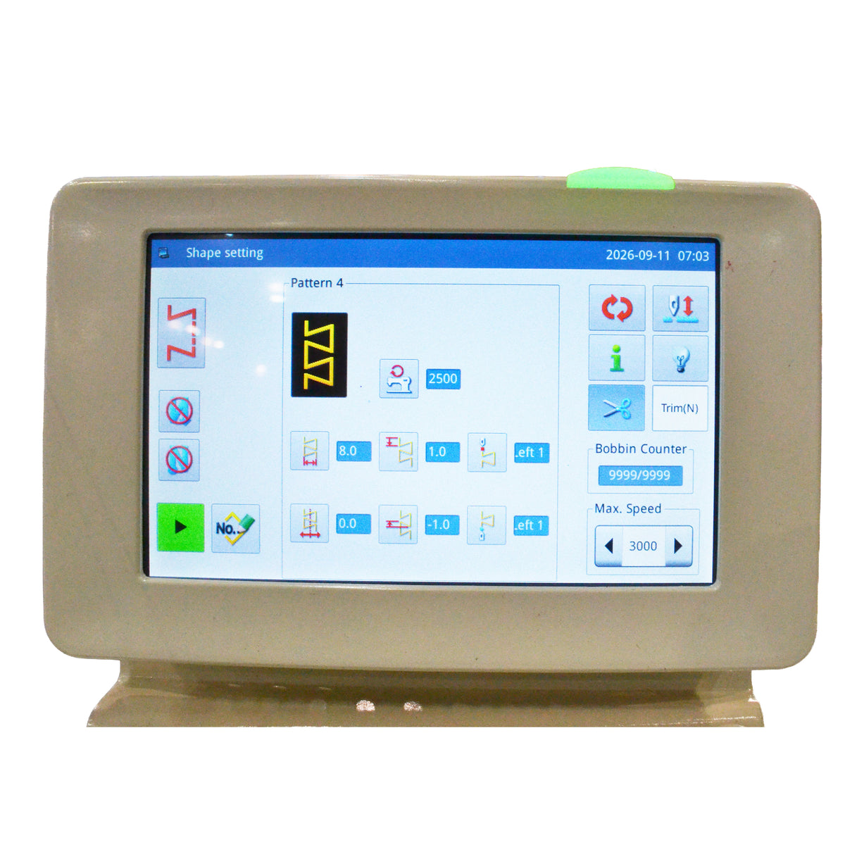 Zigzag electrónica con corte de hilo LS-T2290SRD4