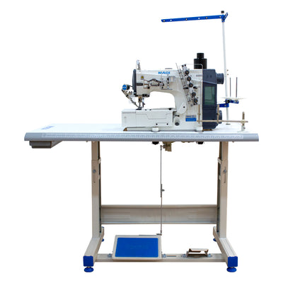 Interlock electrónica 3 agujas MAQI W5-FQX364/EST-II cama plana