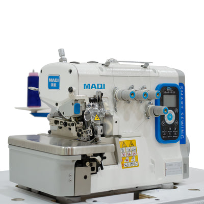 Overlock inteligente de 5 hilos MAQI X10 con corte de hilo y sensores
